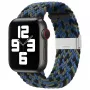 Correa de tejido trenzado iLike para Apple Watch 38/40/41mm azul