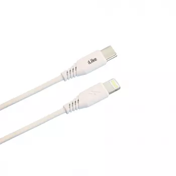 iLike Cable de carga Type-C a Lightning CTL01 blanco