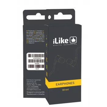iLike auriculares IEA01BK 3,5mm negros