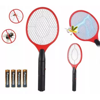 iLike Trampa eléctrica para insectos 3W matamoscas silencioso para interior rejilla 1500V a batería
