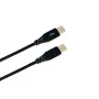 Cable de carga iLike Evelatus USB-C a USB-C CTT01 negro de 1 m 60W