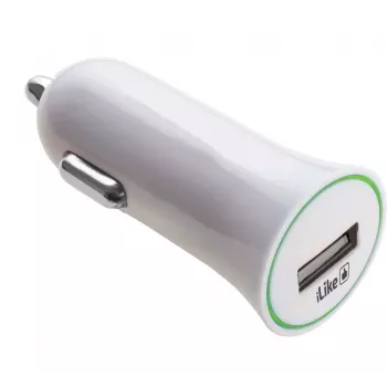 iLike Cargador de coche ICC01 Blanco