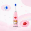 iLike Kids W3 Cepillo de dientes eléctrico (a pilas) +3 cabezales Rosa