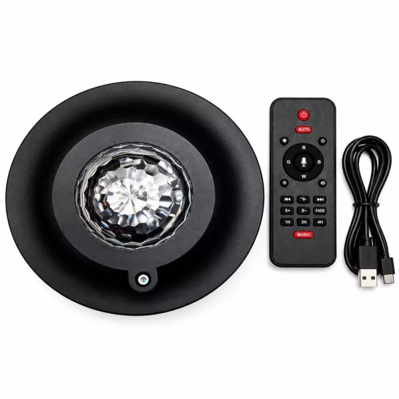 iLike proyector de estrellas LED con 21 efectos negro