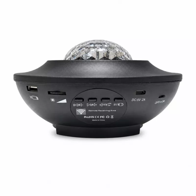 iLike proyector de estrellas LED con 21 efectos negro