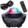 iLike proyector de estrellas LED con 21 efectos negro