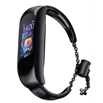 iLike Correa Metálica para Xiaomi Mi Band 6 / 5 / 4 / 3 Negra