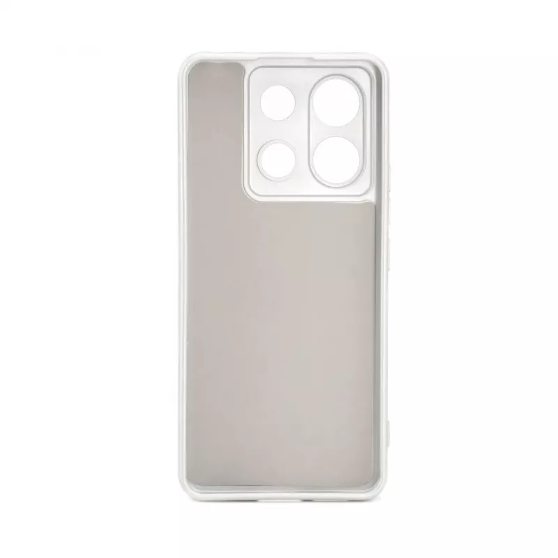 iLike Funda Nano de silicona para Xiaomi Poco X6, plateado
