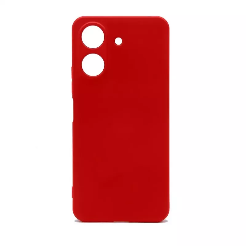 iLike Funda de silicona Nano para Xiaomi Redmi 13C 4G / Poco C65 - Roja
