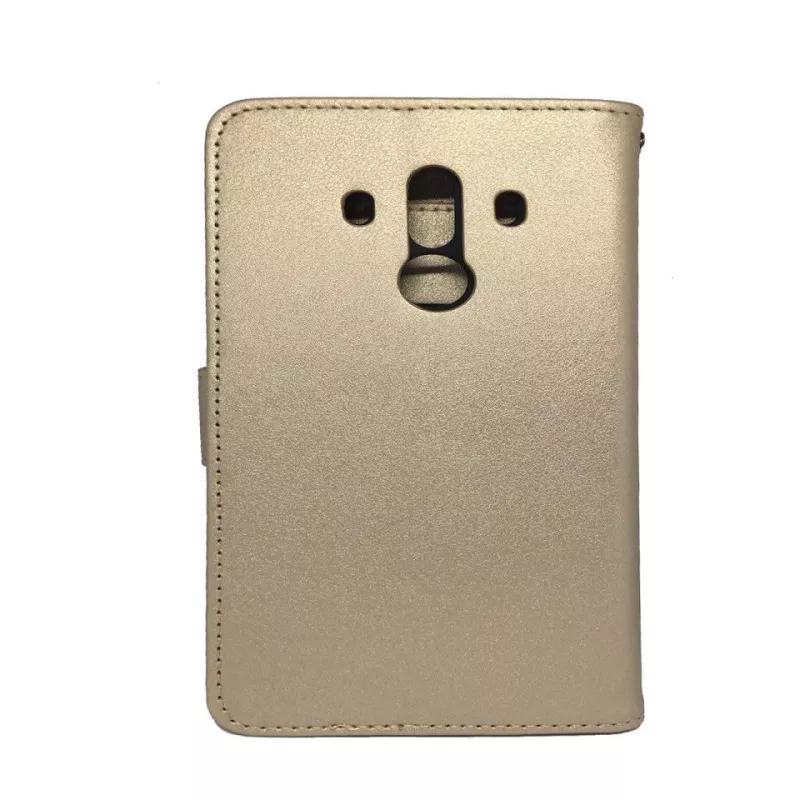 iLike OnePlus 5 Funda Tipo Libro Dorada