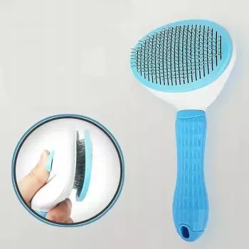 iLike Pet Peine inteligente para mascotas para perros y gatos – cepillo desenredante de silicona suave para pelo de 15–25 mm