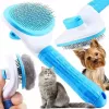 iLike Pet Peine inteligente para mascotas para perros y gatos – cepillo desenredante de silicona suave para pelo de 15–25 mm