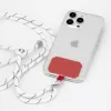 iLike Agarre universal extraíble para teléfono para correas, Rojo
