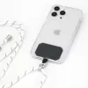 iLike Agarre universal extraíble para teléfono para correas, Negro