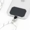 iLike Agarre universal extraíble para teléfono para correas, Negro