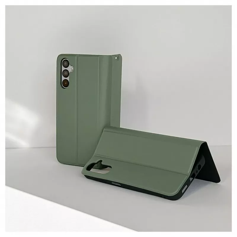 iLike Samsung Galaxy A14 5G Funda tipo libro Slim verde oscuro