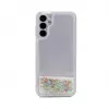 iLike Funda de silicona para Samsung Galaxy A14 5G Water Glitter Rainbow