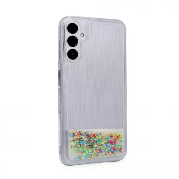 iLike Funda de silicona para Samsung Galaxy A14 5G Water Glitter Rainbow