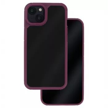 iLike Funda Color Shock Rojo burdeos para Samsung Galaxy A15 4G / A15 5G
