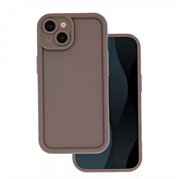 iLike Samsung Galaxy A15 4G / A15 5G Funda TPU Rim Marrón