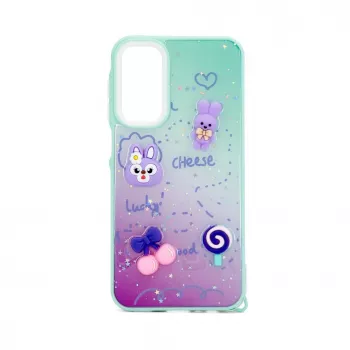 Funda Epoxy Cartoon iLike para Samsung Galaxy A15, menta