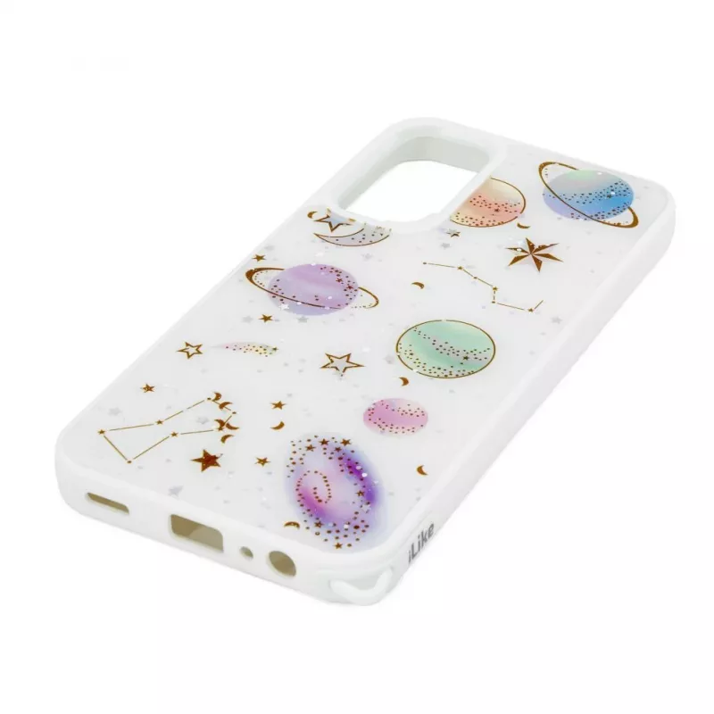 iLike Samsung Galaxy A15 Funda Epoxy Cartoon blanca