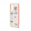 iLike Samsung Galaxy A15 Funda Epoxy Cartoon blanca rosa