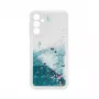 iLike Samsung Galaxy A15 funda de silicona agua brillo azul