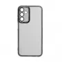 iLike Funda transparente y protección de cámara para Samsung Galaxy A15 negra