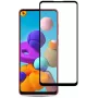 iLike Samsung Galaxy A21s Protector de pantalla de vidrio templado 2.5D Full Glue marco negro
