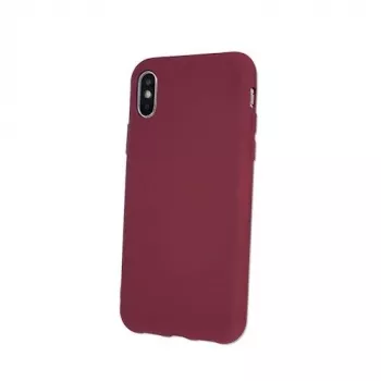 iLike Samsung Galaxy A21s Funda de silicona líquida burdeos