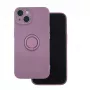 iLike Samsung Galaxy A35 5G Funda con anillo para dedo Lila claro