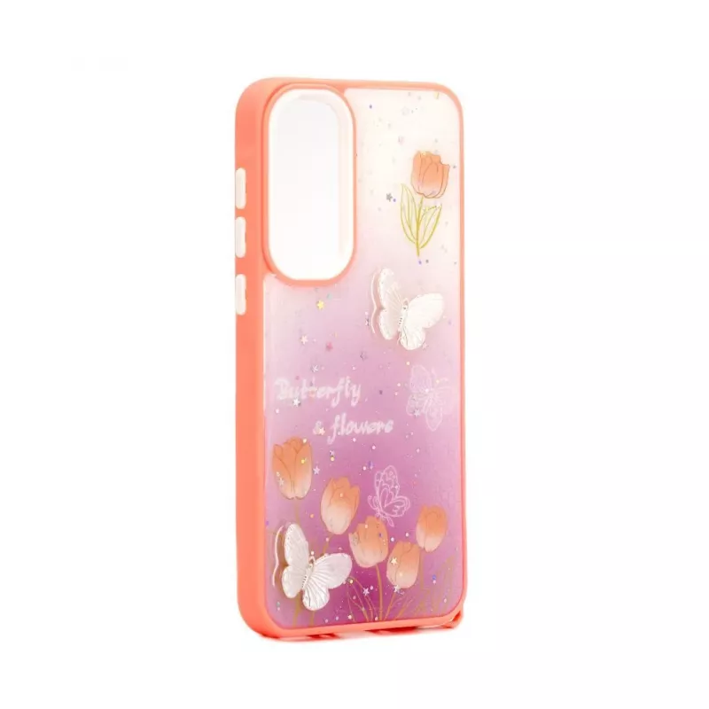 Funda Epoxy Cartoon iLike rosa claro para Samsung Galaxy A35