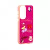 iLike Funda Epoxy Cartoon para Samsung Galaxy A35 Rose Red