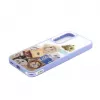 Funda Epoxy Cartoon iLike para Samsung Galaxy A35 Blanco azulado