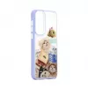 Funda Epoxy Cartoon iLike para Samsung Galaxy A35 Blanco azulado