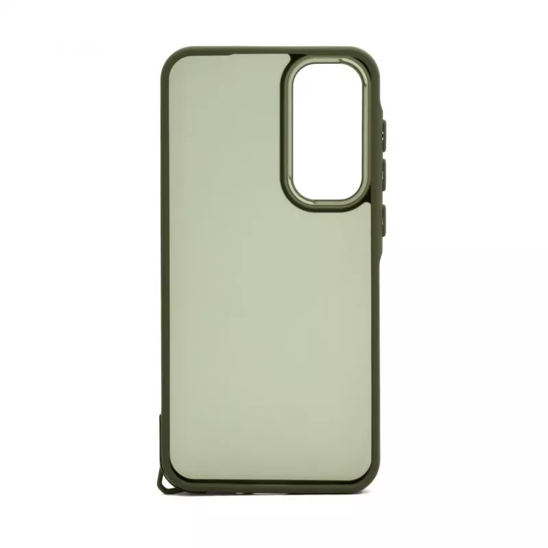 Funda híbrida de PC iLike para Samsung Galaxy A35 verde