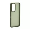 Funda híbrida de PC iLike para Samsung Galaxy A35 verde