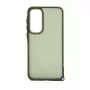 Funda híbrida de PC iLike para Samsung Galaxy A35 verde