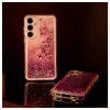 iLike Samsung Galaxy A35 Funda de silicona Water Glitter rosa