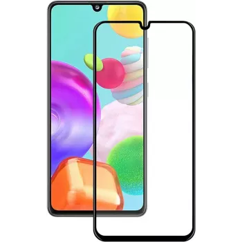 iLike Protector de pantalla de cristal templado Full Glue 2.5D con marco negro para Samsung Galaxy A41