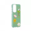 iLike Samsung Galaxy A55 Funda Epoxy Cartoon verde claro