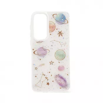 Funda Epoxy Cartoon iLike para Samsung Galaxy A55 Blanca