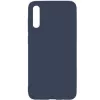 iLike Funda TPU mate azul oscuro para Samsung Galaxy A70