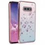 iLike Funda trasera Flower Oro rosa para Samsung Galaxy S10E G970
