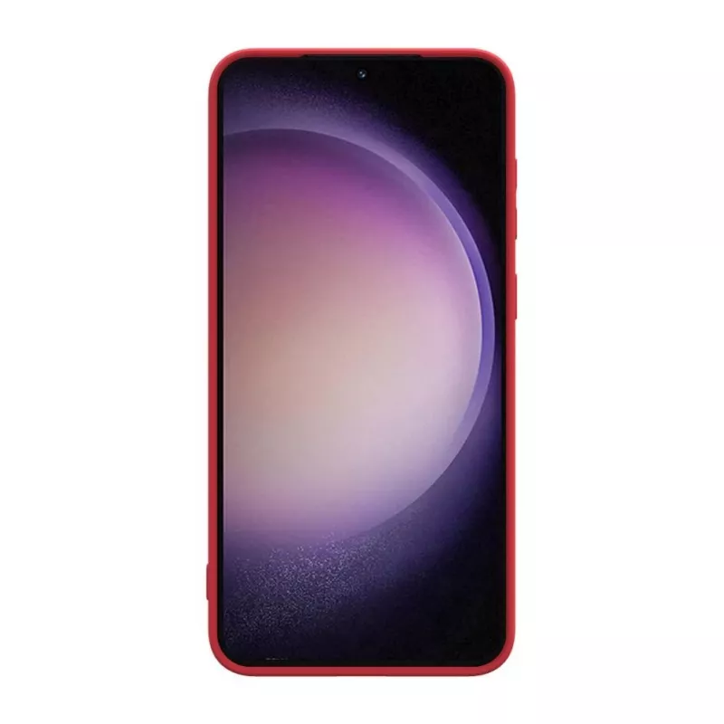 iLike Funda de silicona Nano para Samsung Galaxy S23 roja