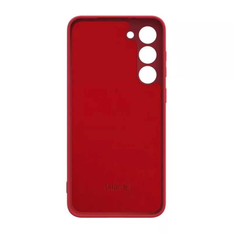 iLike Samsung Galaxy S23 Plus Funda de silicona Nano roja