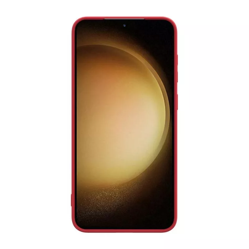 iLike Samsung Galaxy S23 Plus Funda de silicona Nano roja