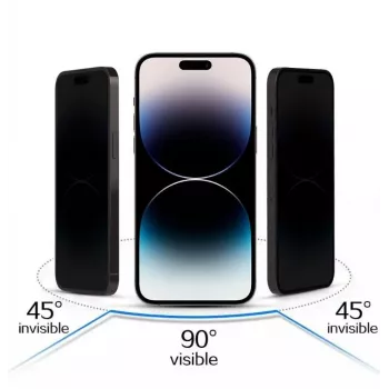 Protector de pantalla de cristal templado Privacy iLike para Samsung Galaxy S25 Ultra