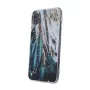 iLike Samsung Gold Glam Funda para Samsung Galaxy A14 4G / A14 5G Feathers